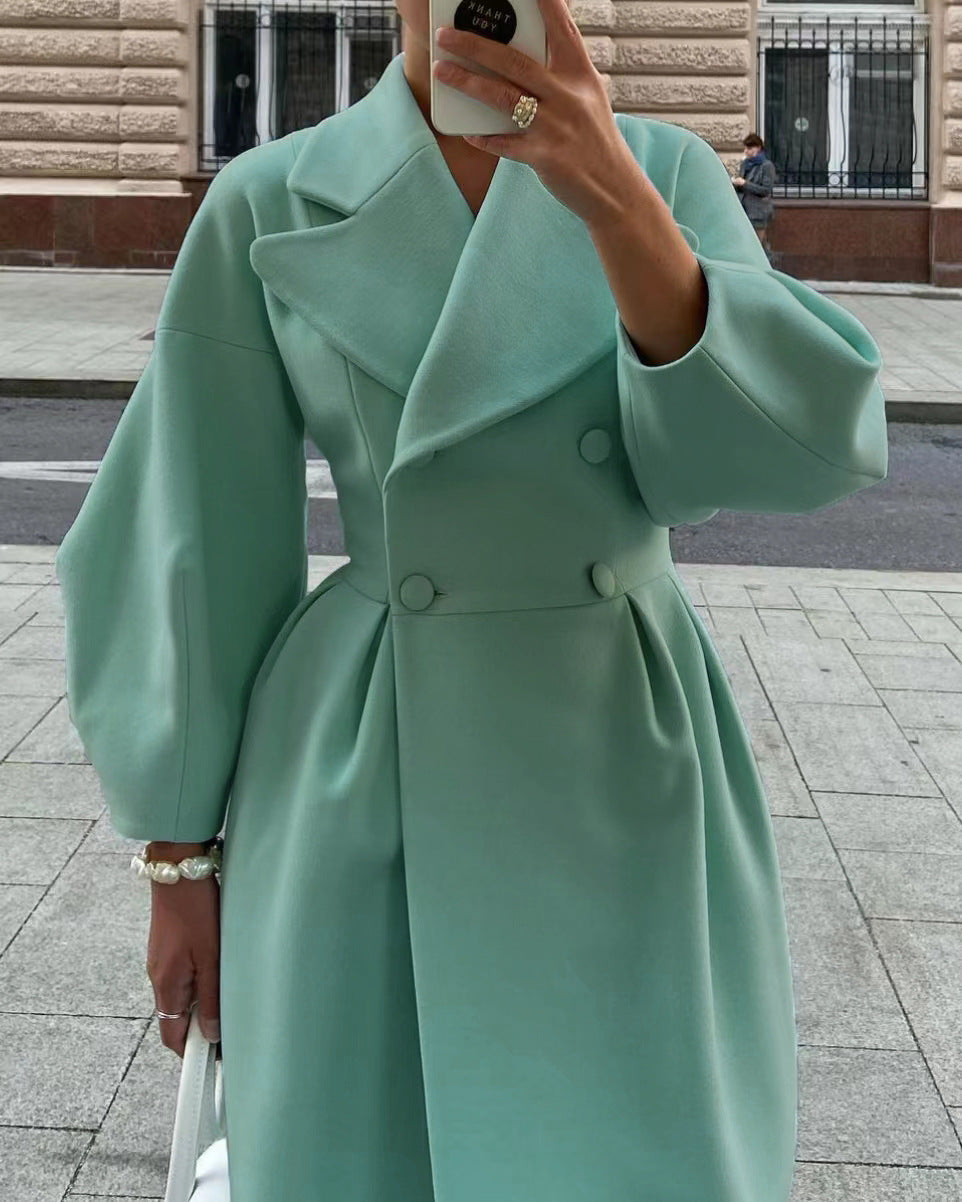 Trench Coat - Polyester Blend & Long Fit For Added Coverage