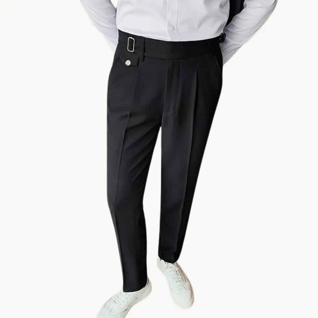 Trousers - Pleated Front & Adjustable Secure Waistband