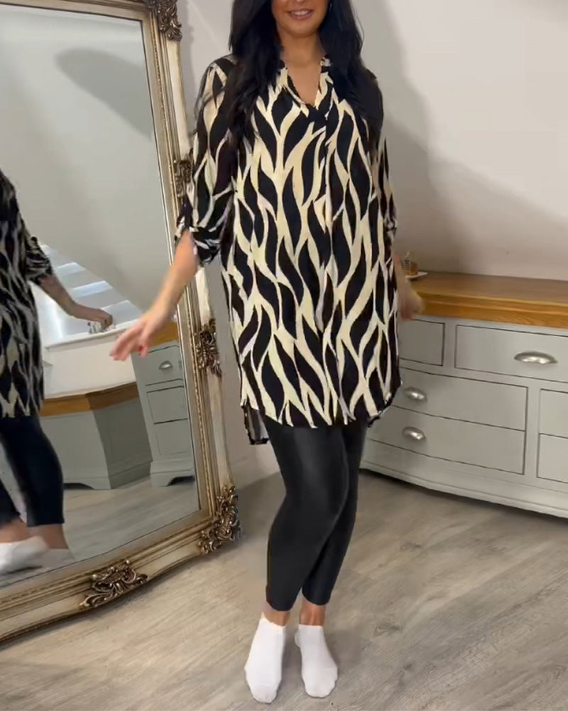 Tunic Shirt - Lightweight Blend & Loose Drape Airy Comfort