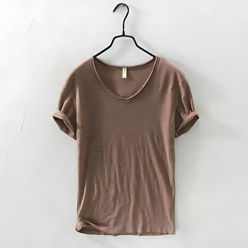 V Neck T-Shirt – Lightweight Blend & Breathable Fit
