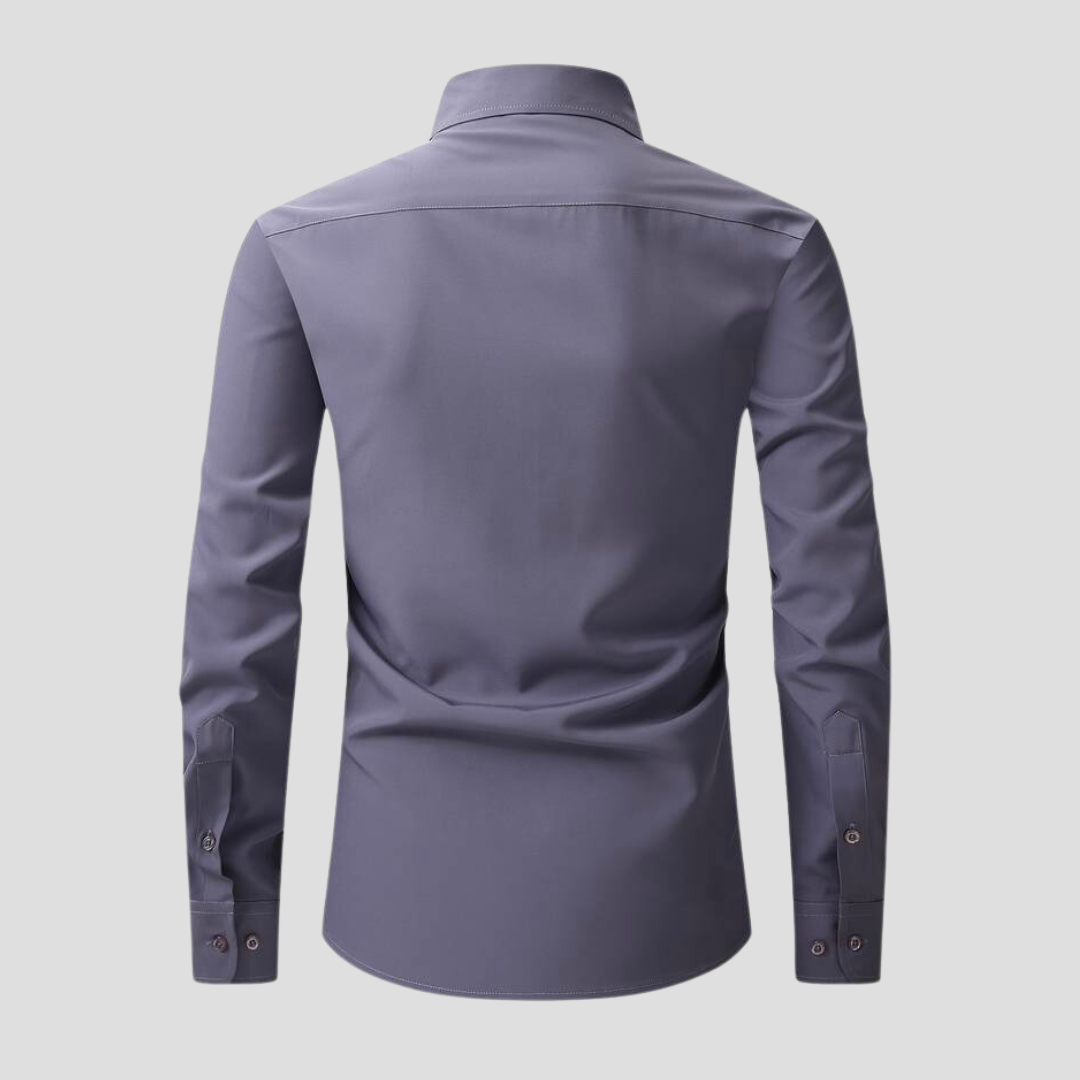 Men's Anti-Creasing Business Dress Shirt 2
