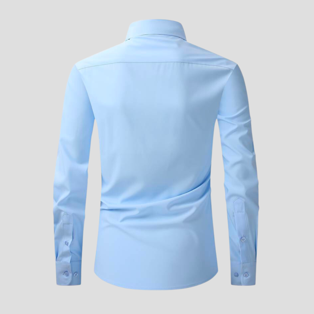 Men's Anti-Creasing Business Dress Shirt 4