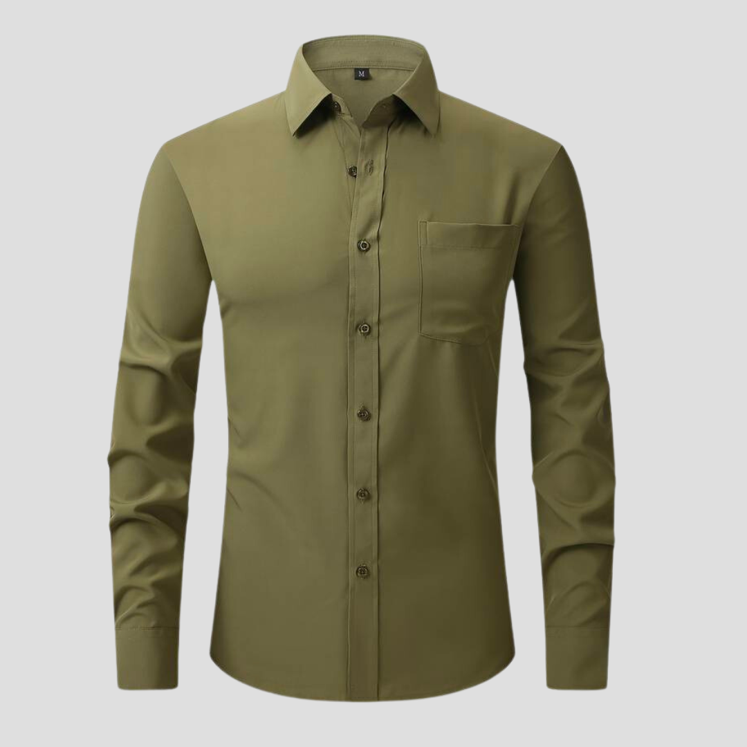 Variant image for Men's Anti-Creasing Business Dress Shirt-25