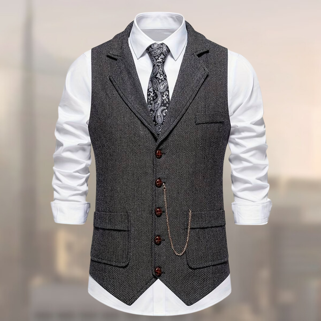Waistcoat - Classic Silhouette & Smooth Layering Fit