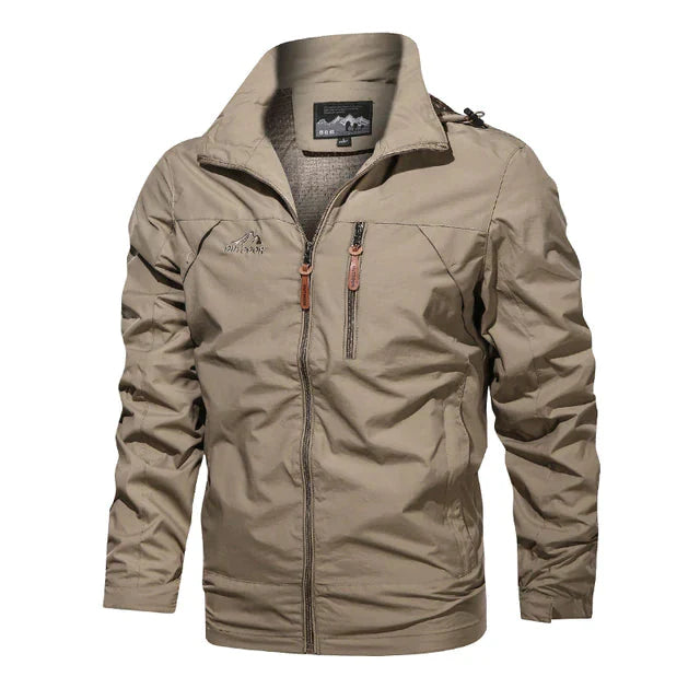 Wind Jacket – Polyester Blend Lightweight And Blocks Wind