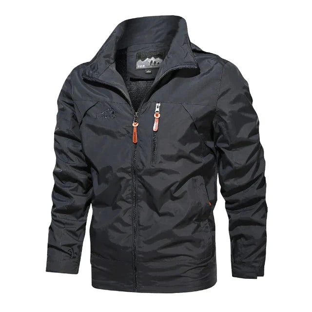 Wind Jacket – Polyester Blend Lightweight And Blocks Wind