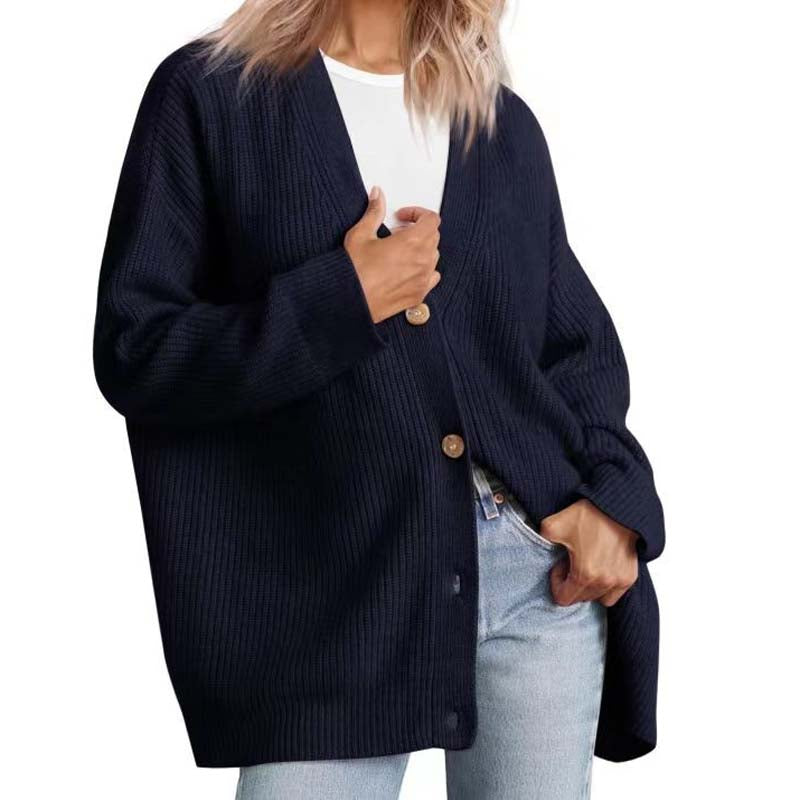 Women's Casual Oversized Vest with Button Closure 10