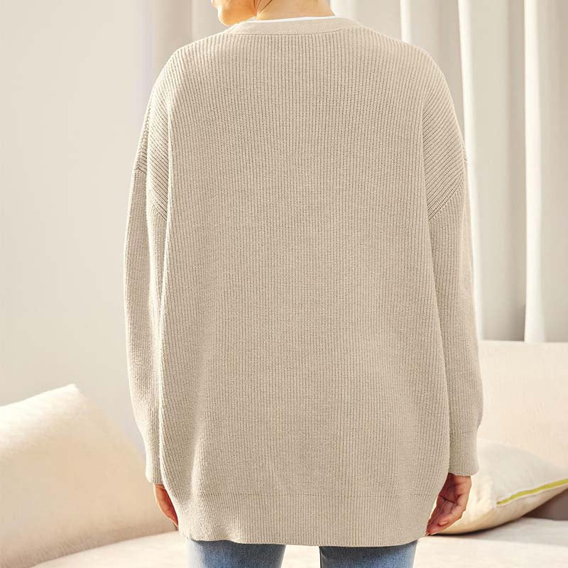 Women's Casual Oversized Vest with Button Closure 3