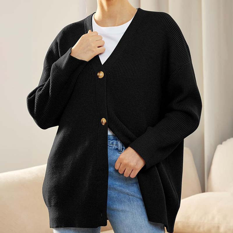Women's Casual Oversized Vest with Button Closure 4