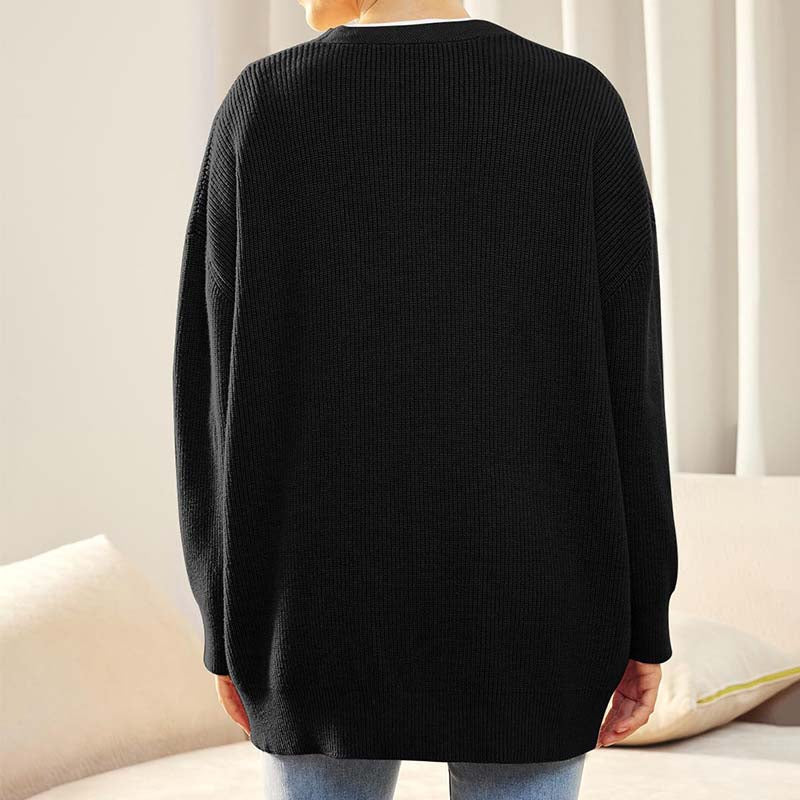 Women's Casual Oversized Vest with Button Closure 6