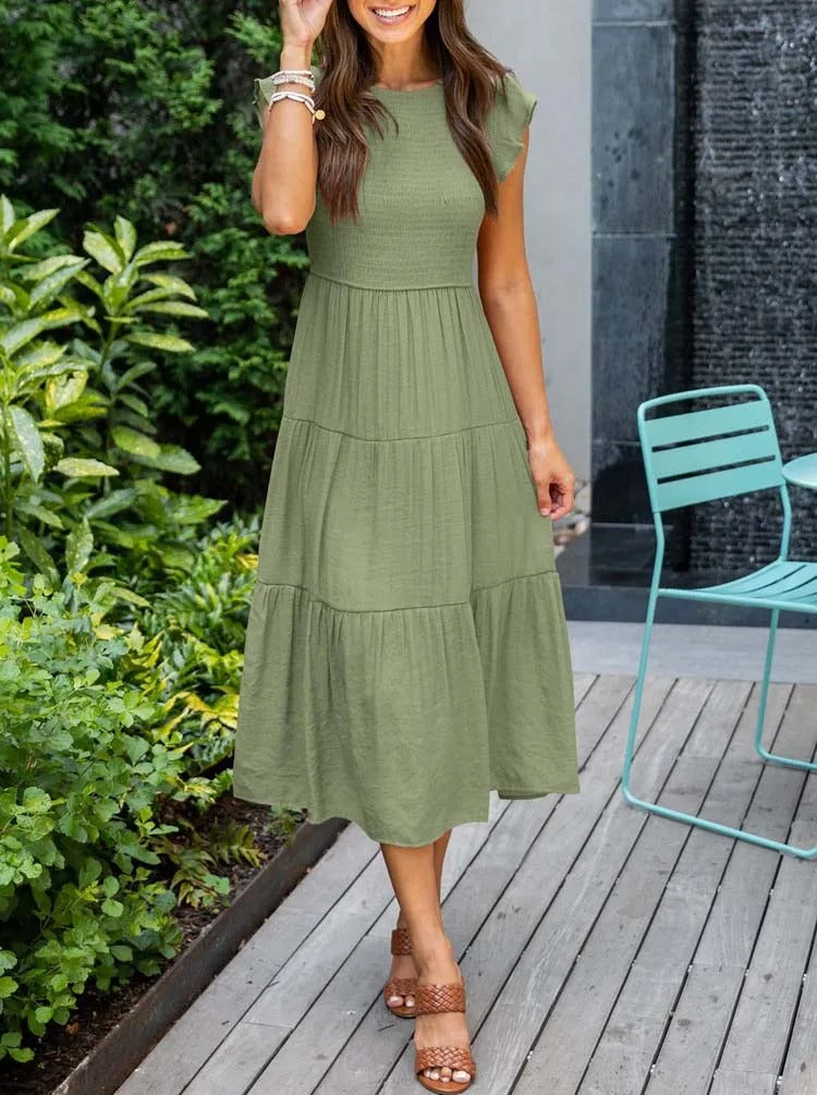 Women's Layered Maxi Dress for Effortless Summer Elegance 11