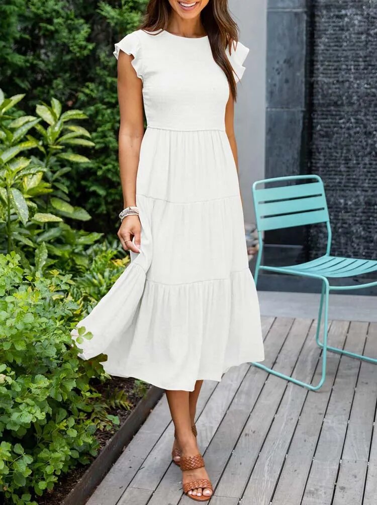 Women's Layered Maxi Dress for Effortless Summer Elegance 13