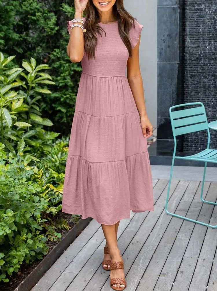 Women's Layered Maxi Dress for Effortless Summer Elegance 3