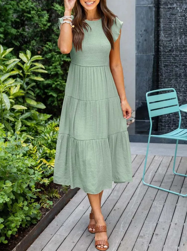 Women's Layered Maxi Dress for Effortless Summer Elegance 9