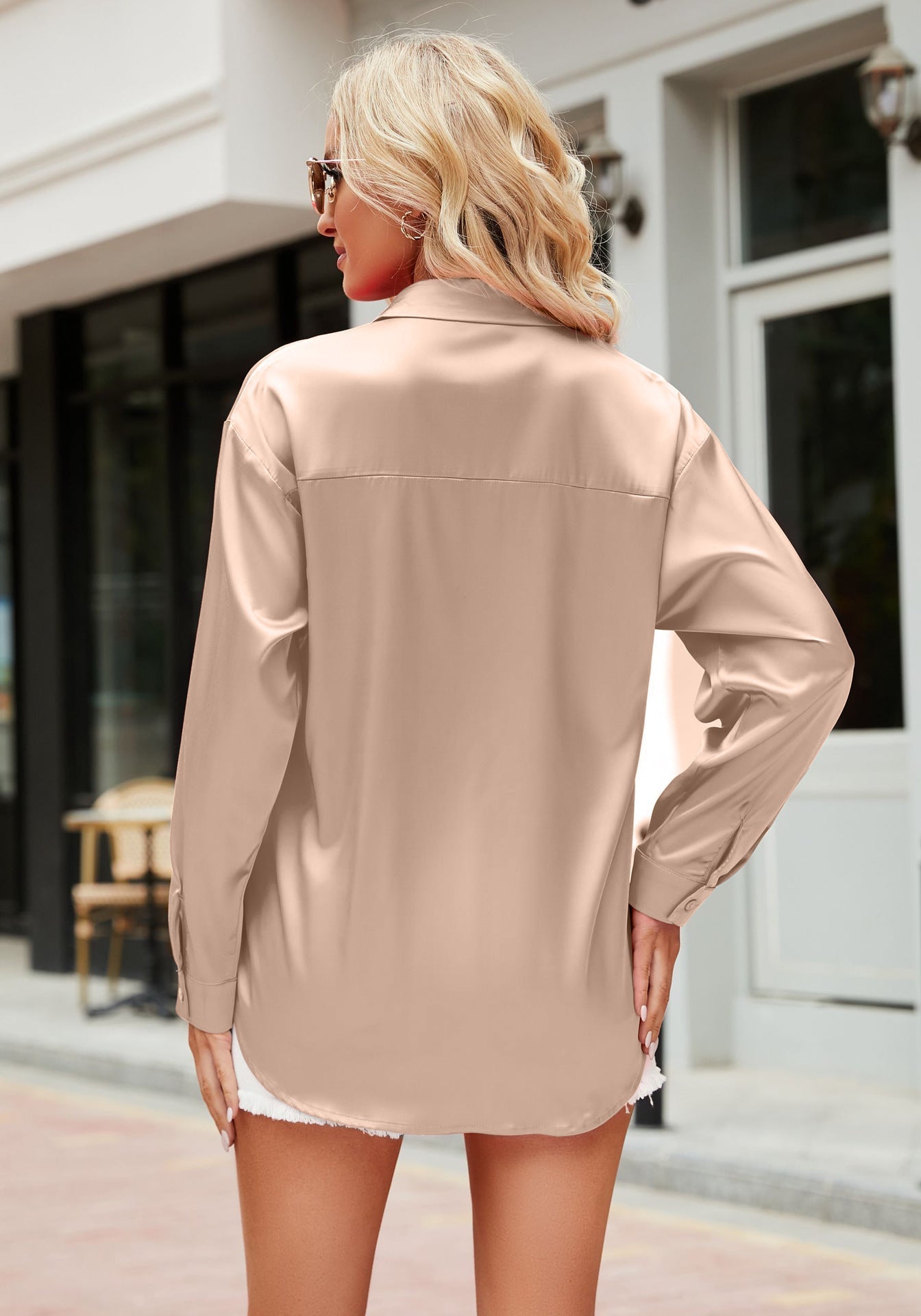 Women's Satin Summer Blouse for Casual and Formal Events 2