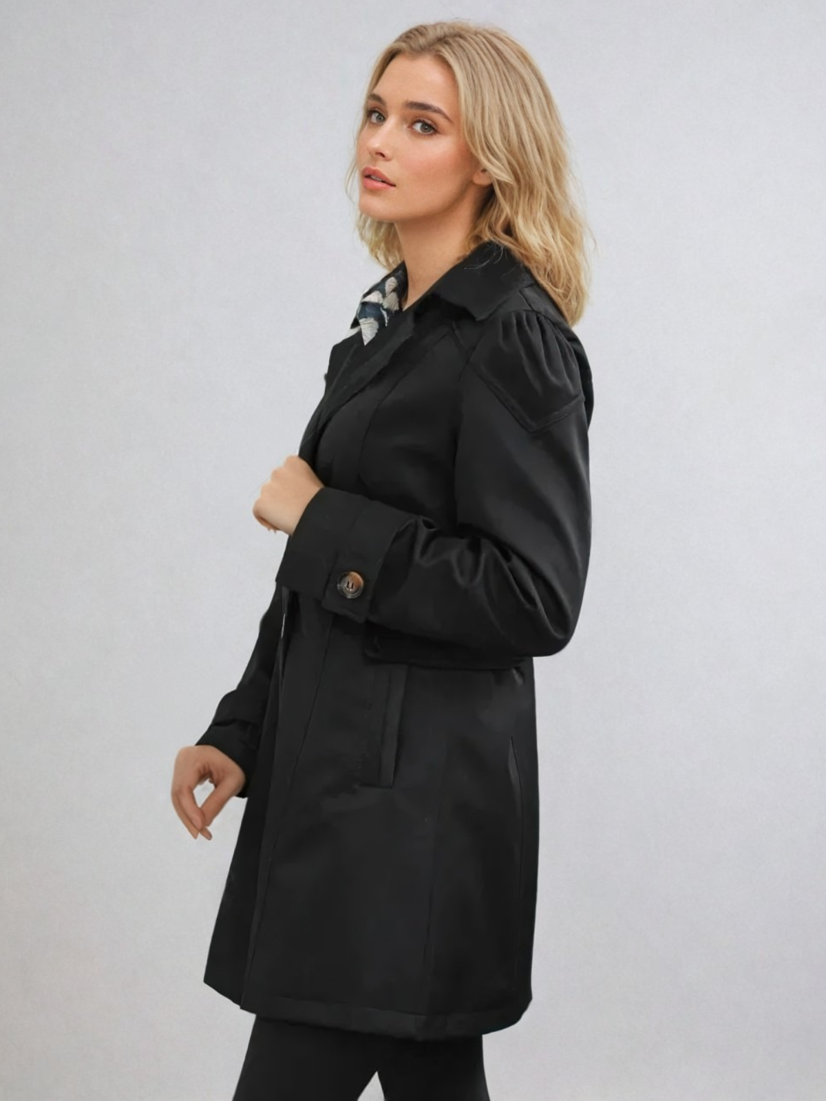 Women's Tailored Trench Coat for Elegant Style 4