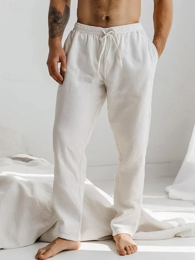Men's Linen Casual Pants-1