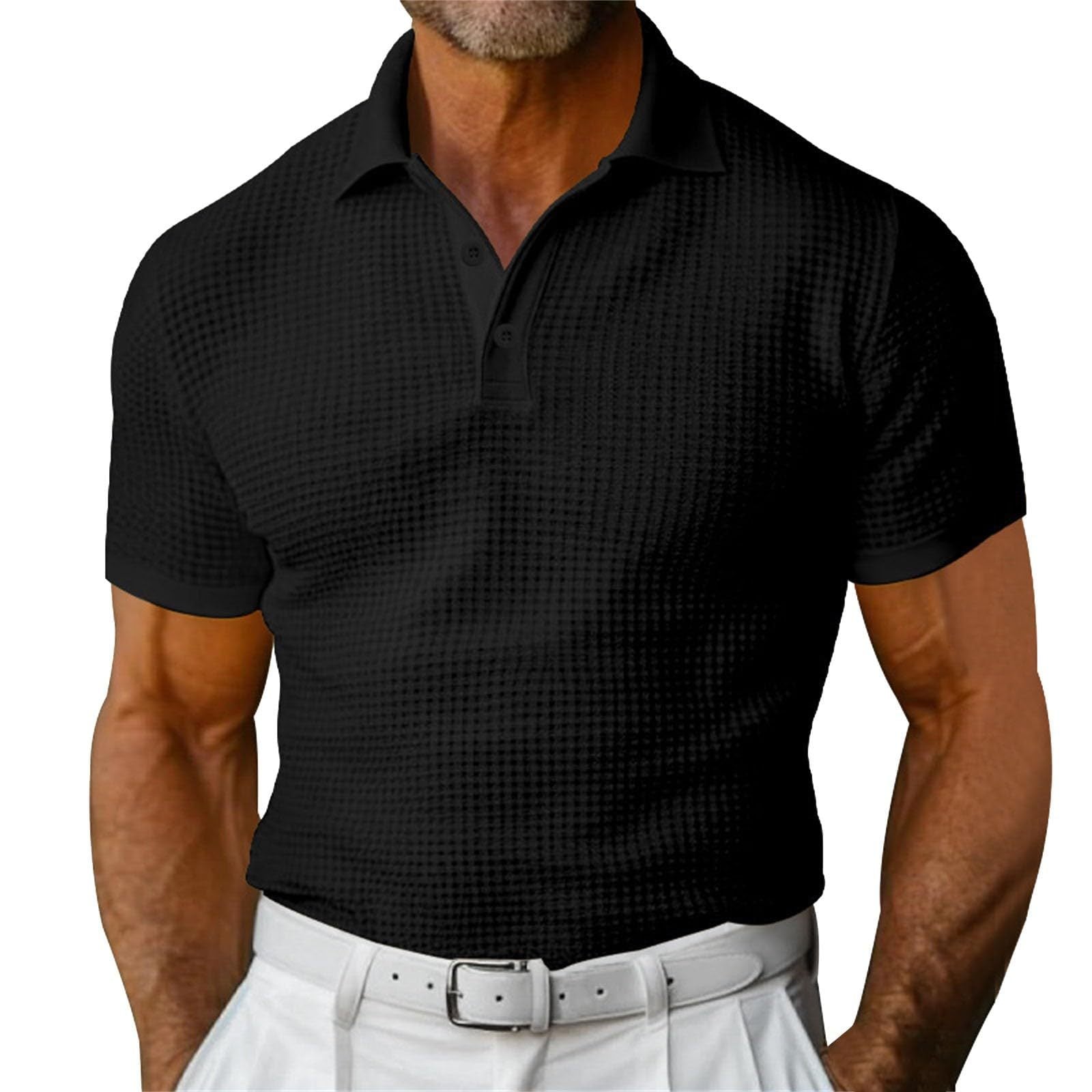 Variant image for Men's Cotton Slim Fit Polo Shirt-28