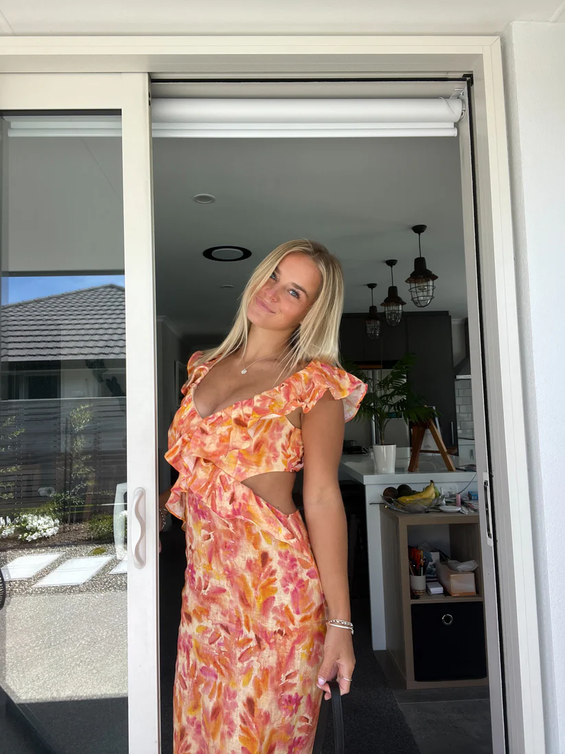 Variant image for Women's Cotton Maxi Dress Summer Style-1