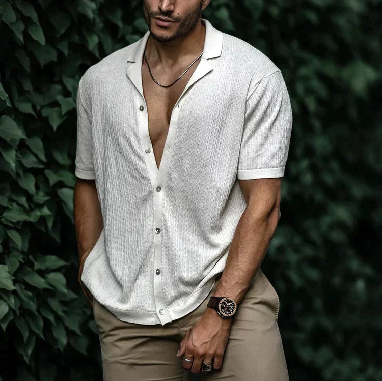 Variant image for Men's Linen Shirt Summer Style-6
