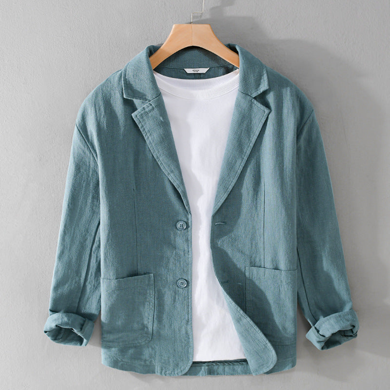 Variant image for Men's Linen Jacket Casual-25