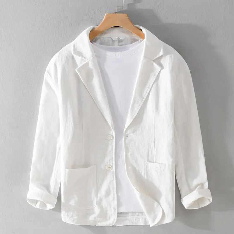 Variant image for Men's Linen Jacket Casual-7