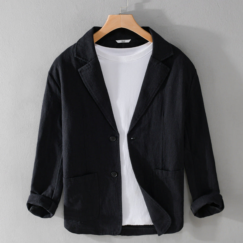 Variant image for Men's Linen Jacket Casual-37