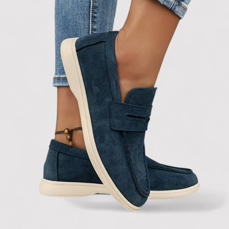 Women's Suede Loafers-3
