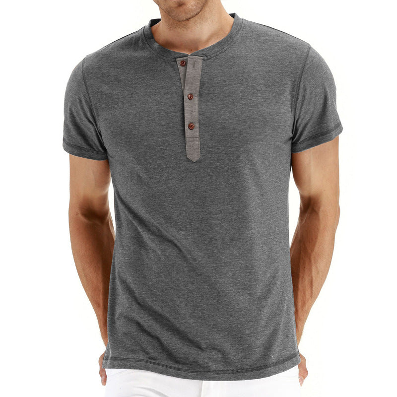 Variant image for Men's Cotton Henley T-Shirt-31