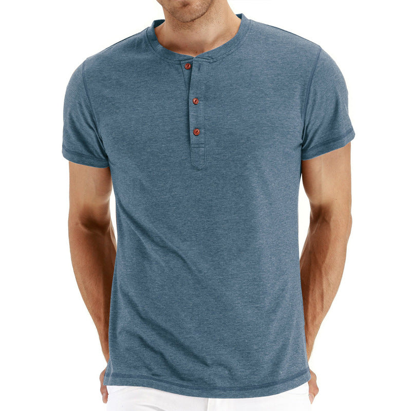 Variant image for Men's Cotton Henley T-Shirt-21
