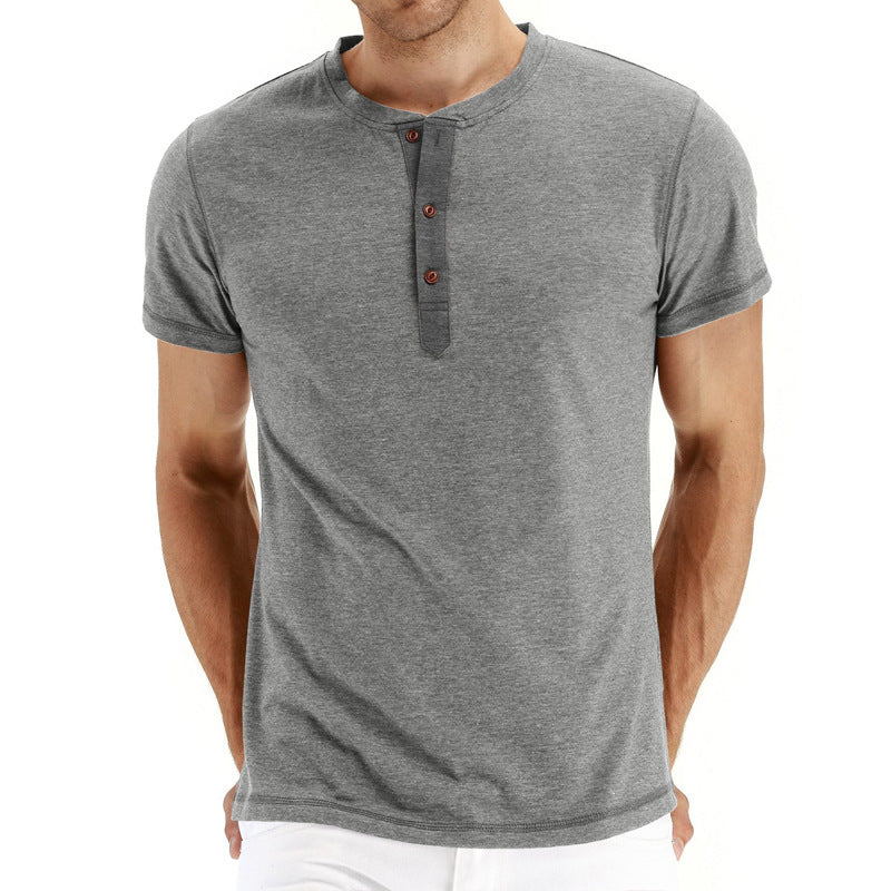 Variant image for Men's Cotton Henley T-Shirt-16