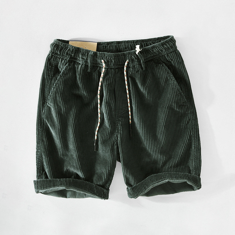 Men's Corduroy Shorts for Casual Summer Outings 5