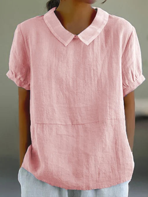 Women's Cotton Linen Top-3