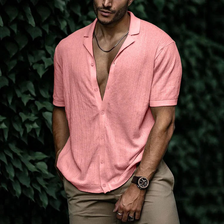 Variant image for Men's Linen Shirt Summer Style-45