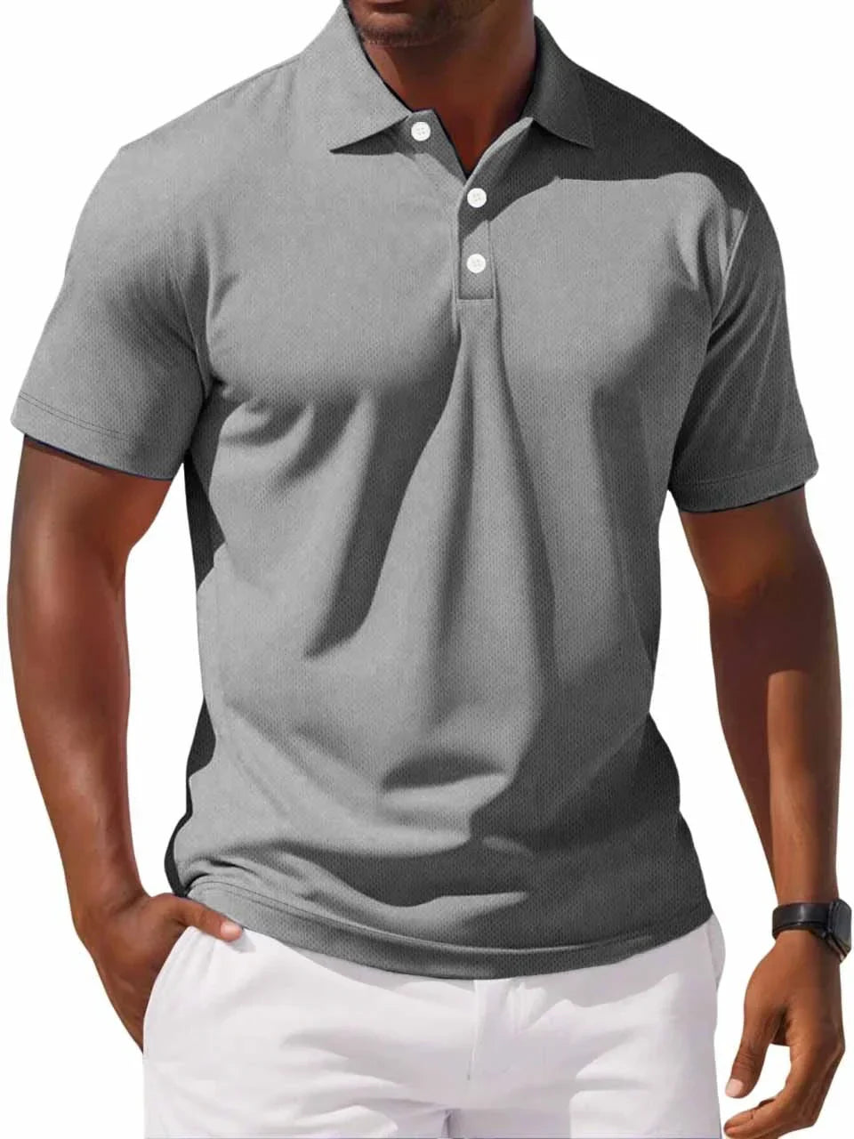 Variant image for Men's Cotton Polo Shirt Classic Fit-13