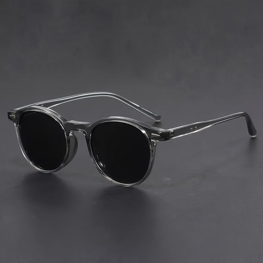 Men's Round Frame Sunglasses - Lightweight Retro Style 1