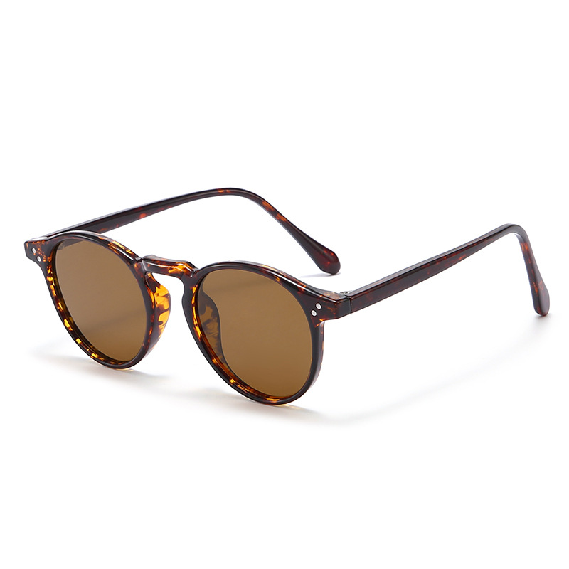 Men's Round Frame Sunglasses - Lightweight Retro Style