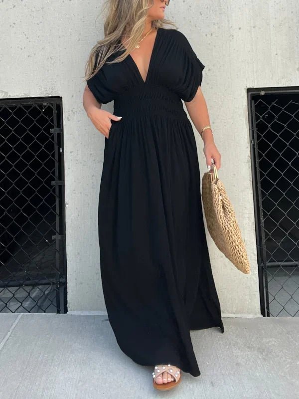 Women's Cotton Maxi Dress-1