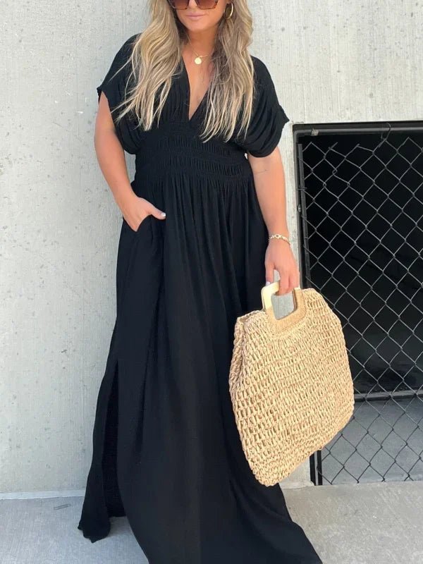 Women's Cotton Maxi Dress-4