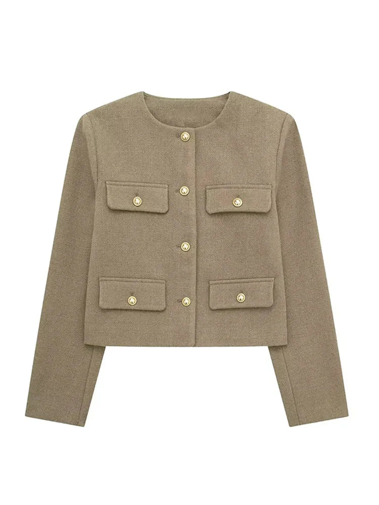 Variant image for Women's Tweed Blazer Tailored Fit-17