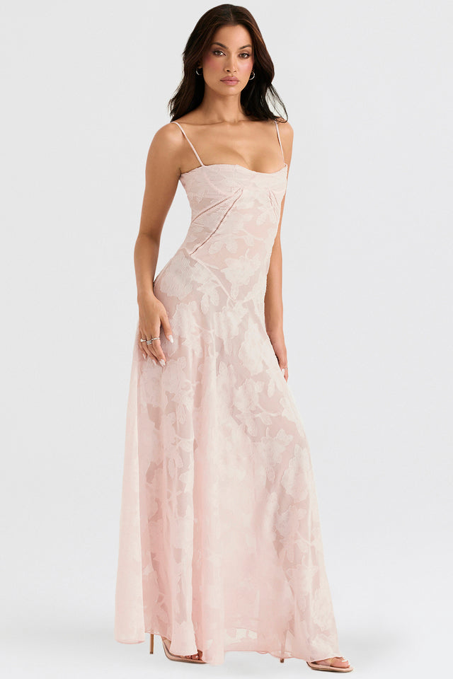 Women's Shimmering Lace Maxi Dress 5