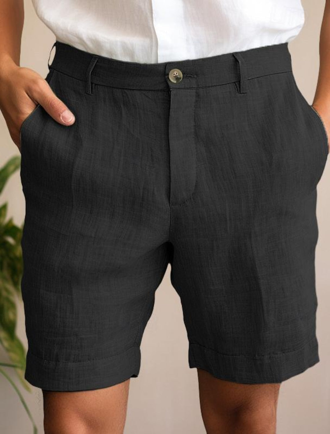 Men's Linen Shorts Casual Summer Wear
