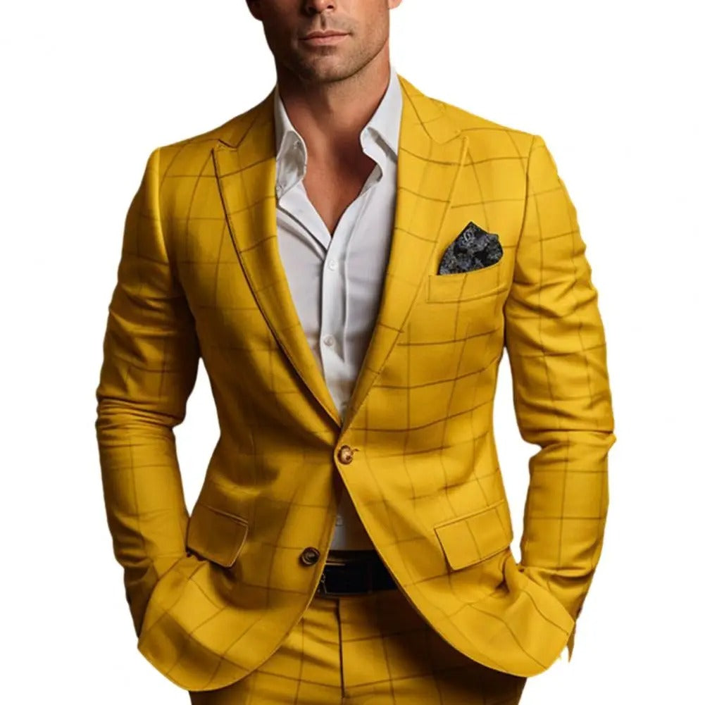 Variant image for Men's Cotton Suit Jacket Summer Style-10