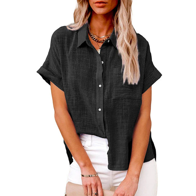 Nienke | Women's Casual Loose Shirt Plus Size Tops-3