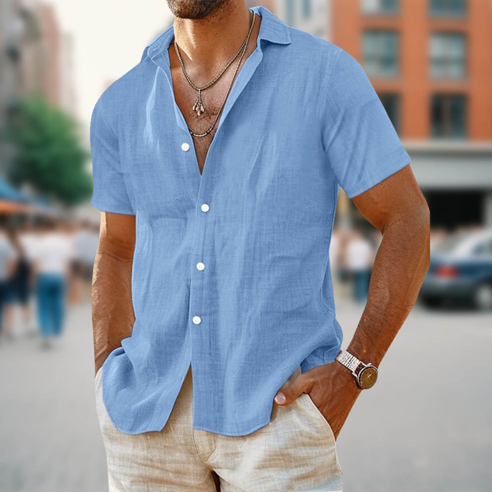 Men's Linen Casual Shirt for Comfortable Everyday Style 3