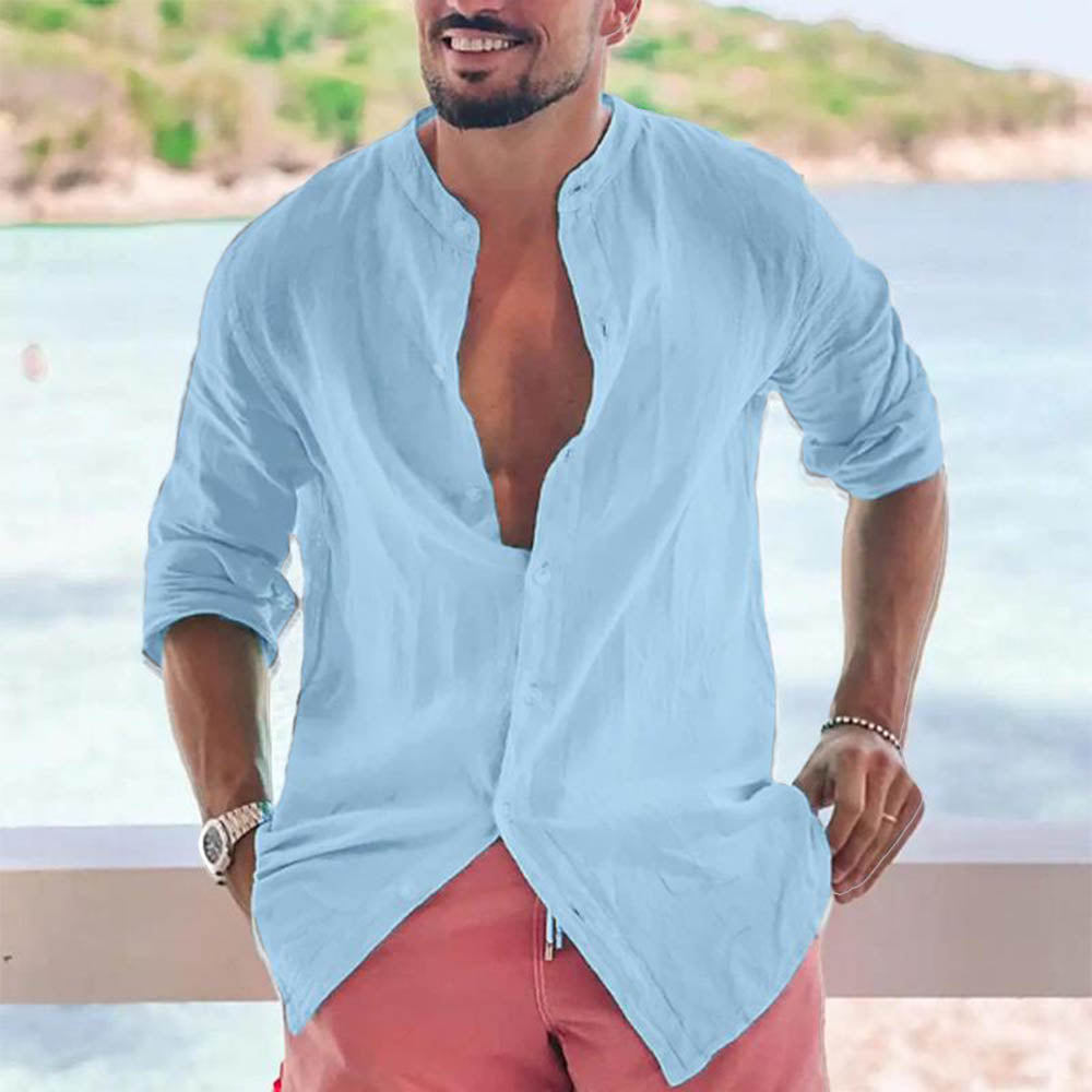 Men's Linen Casual Shirt for Comfort and Style 3