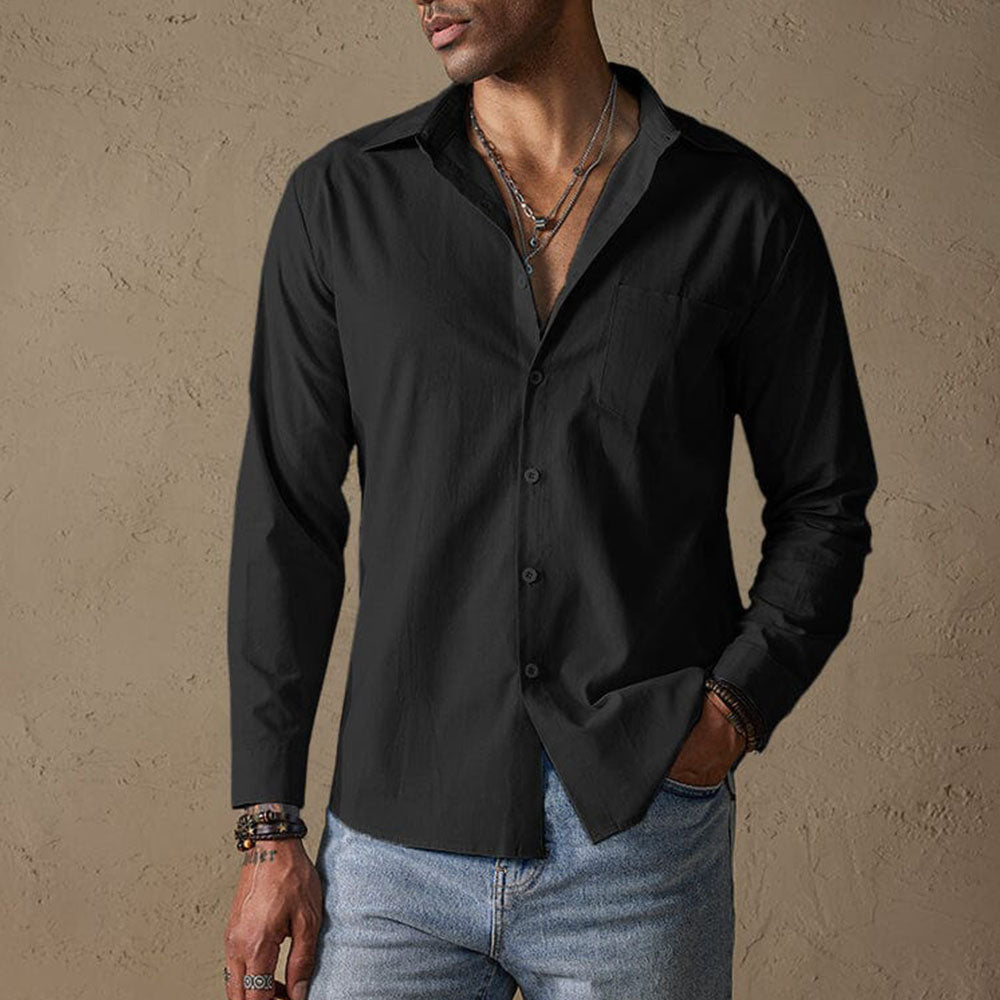 Men's Linen Casual Shirt for Comfortable Everyday Wear 6