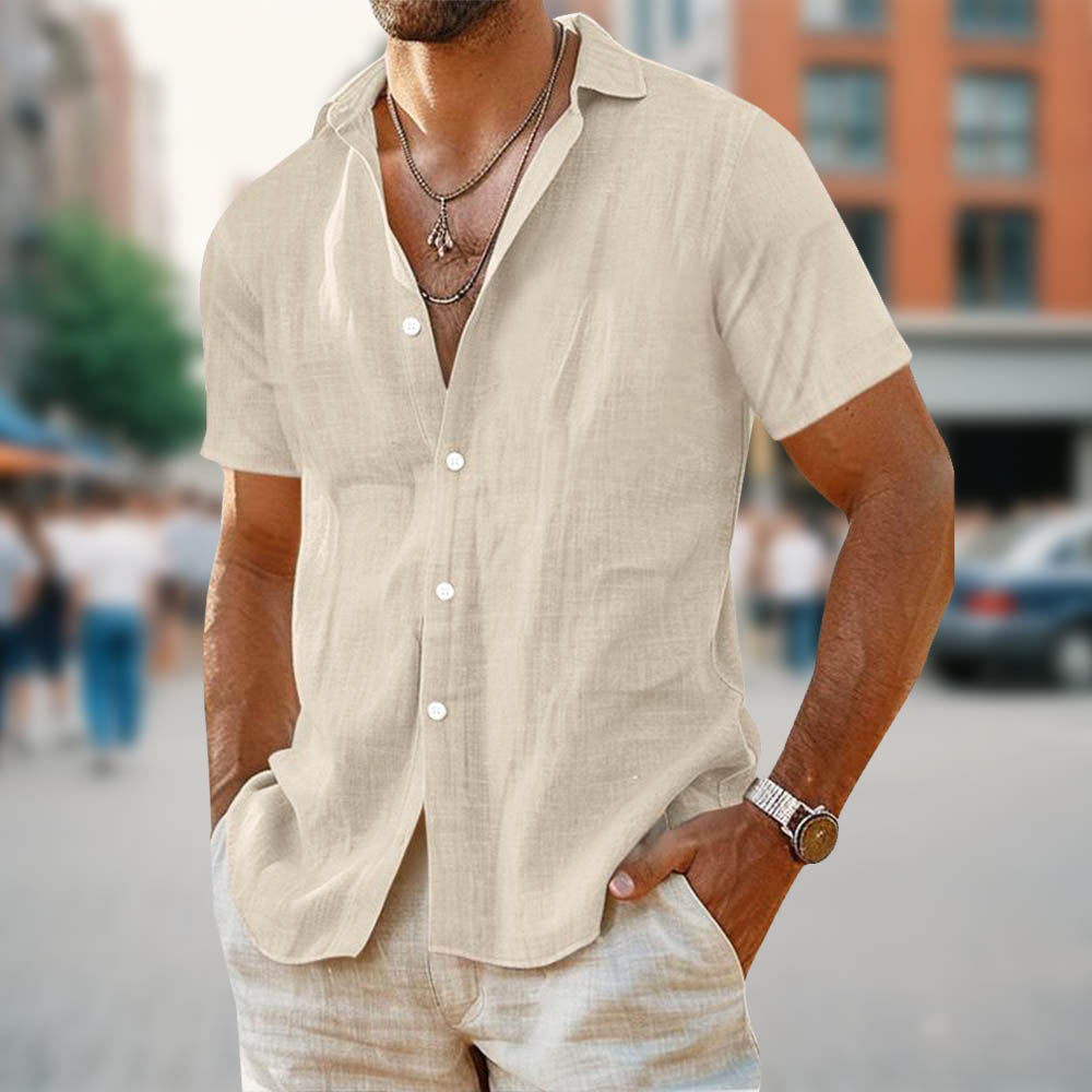 Men's Linen Casual Shirt for Comfortable Everyday Style 4