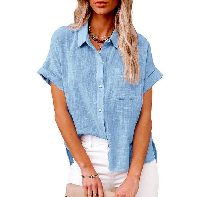 Variant image for Nienke | Women's Casual Loose Shirt Plus Size Tops-33