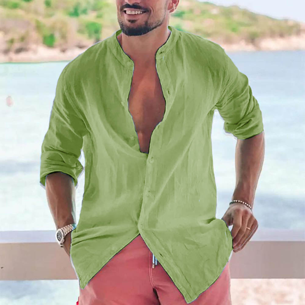 Men's Linen Casual Shirt for Comfort and Style 5